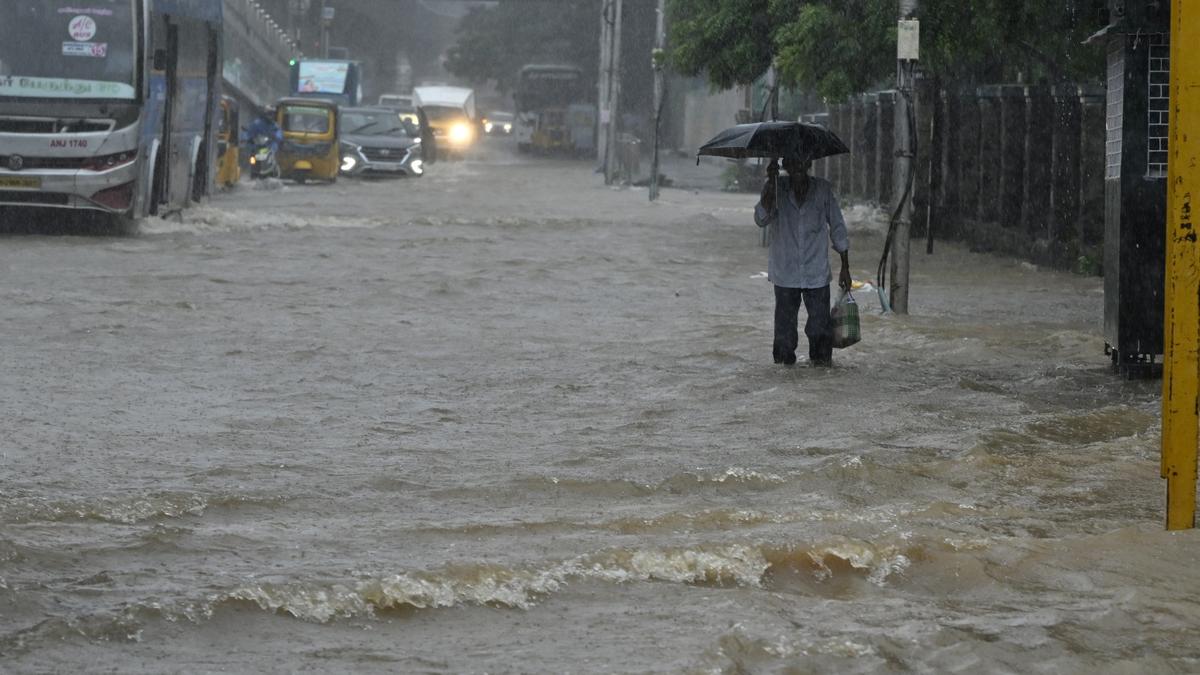 Northeast monsoon’s first wet spell brings massive rainfall over north coastal Tamil Nadu